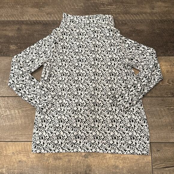 KUT From The Kloth Women's Open Front Cardigan Black White Size M - Picture 3 of 8